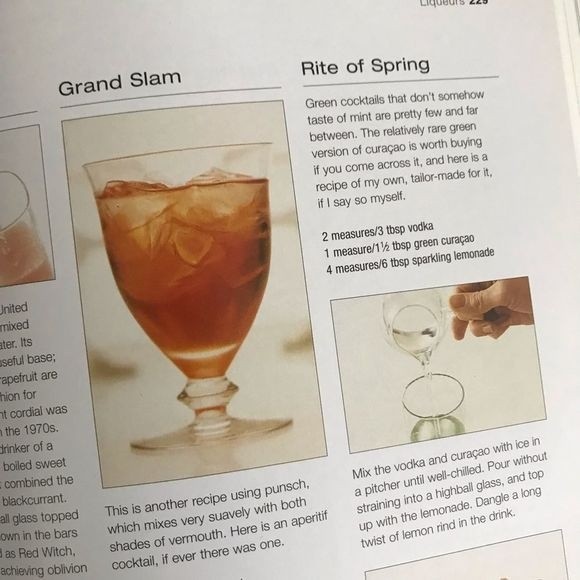 BARTENDER’S ACCESSORIES Bundle Cocktail Book Glass Charms Pourer Crystal Cleaner - Picture 9 of 10